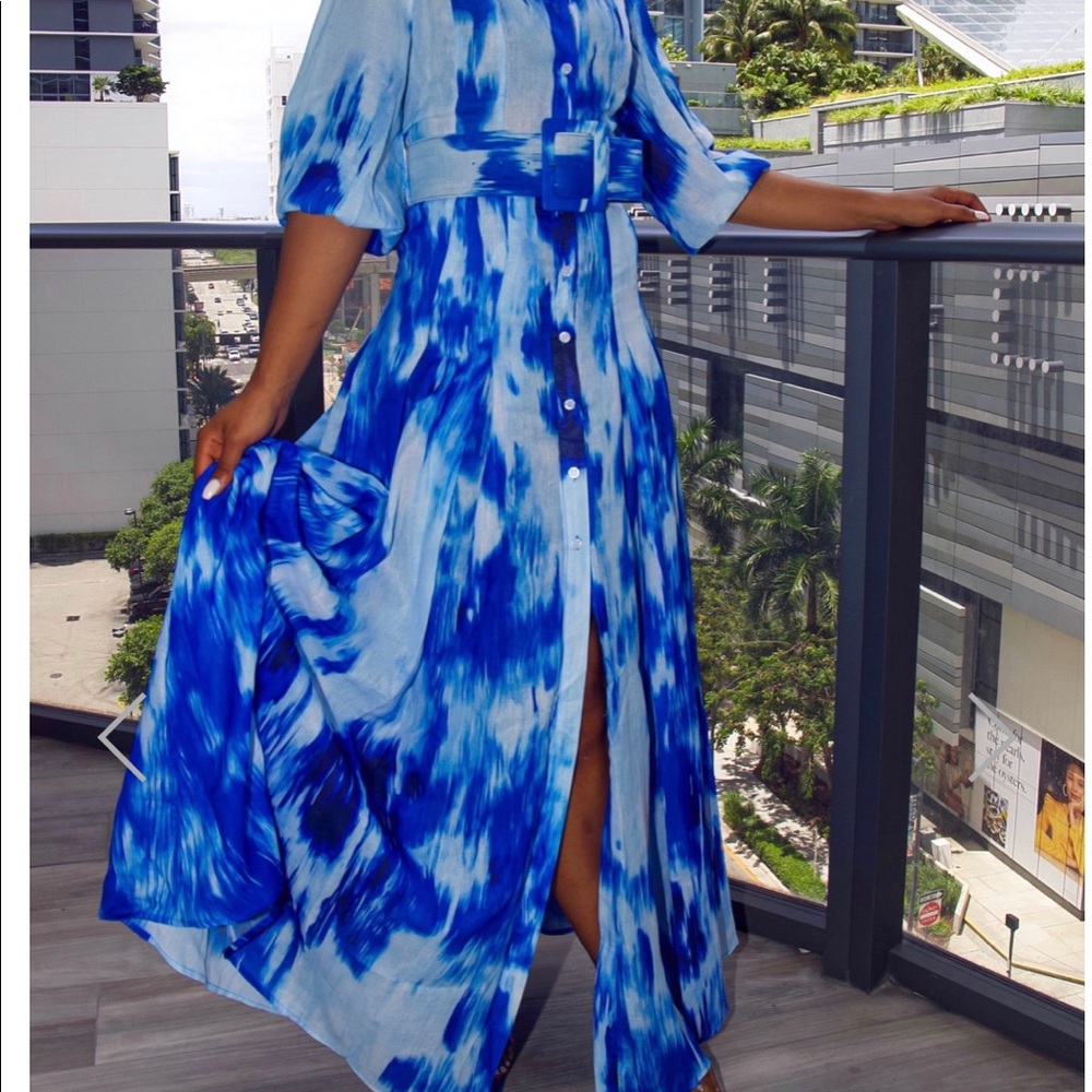Colorblock Maxi Dress